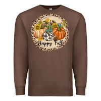 Chestnut Happy Fall Premium Sweatshirt - texasbilliewilder