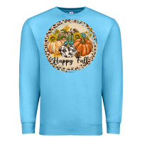 Ocean Blue Happy Fall Premium Sweatshirt - texasbilliewilder