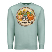 Seafoam Happy Fall Premium Sweatshirt - texasbilliewilder