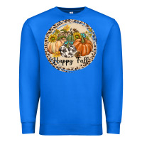 True Royal Happy Fall Premium Sweatshirt - texasbilliewilder