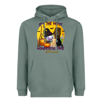 Sage It's The Most Wonderful Time of The Year Heavyweight Hoodie - texasbilliewilder
