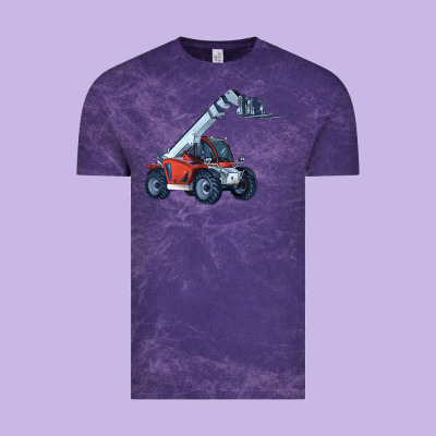 Telehandler Vintage Tee Designed By Lillyallendesigns
