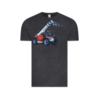 Vintage Black Telehandler Vintage Tee - LillyAllenDesigns