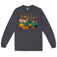 Smoke fall farm animals truck nancy Long Sleeve Tee - NancyCooperArtShop