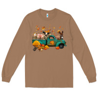 Toasted Coconut fall farm animals truck nancy Long Sleeve Tee - NancyCooperArtShop