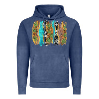 Vintage Denim western brushstrokes Vintage Hoodie - AdoDesignShop