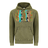 Vintage Olive western brushstrokes Vintage Hoodie - AdoDesignShop