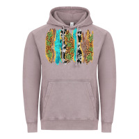 Vintage Zinc western brushstrokes Vintage Hoodie - AdoDesignShop