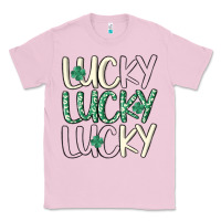Bubblegum Pink lucky Classic Tee - MaliasSmallBusiness