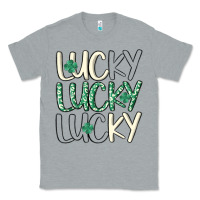 Heather Grey lucky Classic Tee - MaliasSmallBusiness