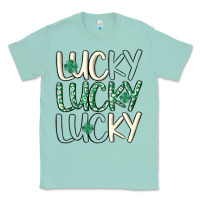 Seafoam lucky Classic Tee - MaliasSmallBusiness