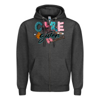 Charcoal Heather Caregiver Zipper Hoodie - LillyAllenDesigns