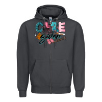 Smoke Caregiver Zipper Hoodie - LillyAllenDesigns