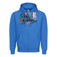 True Royal Caregiver Zipper Hoodie - LillyAllenDesigns