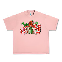 Salmon joy with gnomes and christmas cookie and candies Urban Heavy Tee - AdoDesignShop