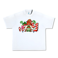White joy with gnomes and christmas cookie and candies Urban Heavy Tee - AdoDesignShop