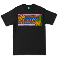 Black usa sunflower and cactus license plate Premium Tee - HRA Design Shop