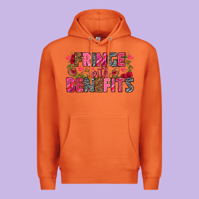 Fringe With Benefits Valentine's Day Premium Hoodie Designed By Howdyjamesfarm