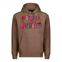 Chestnut Fringe with benefits Valentine's Day Premium Hoodie - HowdyJamesFarm
