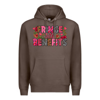 Coffee Fringe with benefits Valentine's Day Premium Hoodie - HowdyJamesFarm