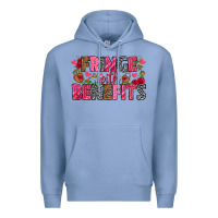 Colony Blue Fringe with benefits Valentine's Day Premium Hoodie - HowdyJamesFarm