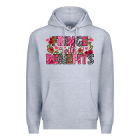 Heather Grey Fringe with benefits Valentine's Day Premium Hoodie - HowdyJamesFarm