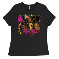 Black Black girl magic Ladies Tee - Zillion Design Studio