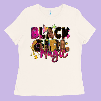 Black Girl Magic Ladies Tee Designed By Zillion Design Studio