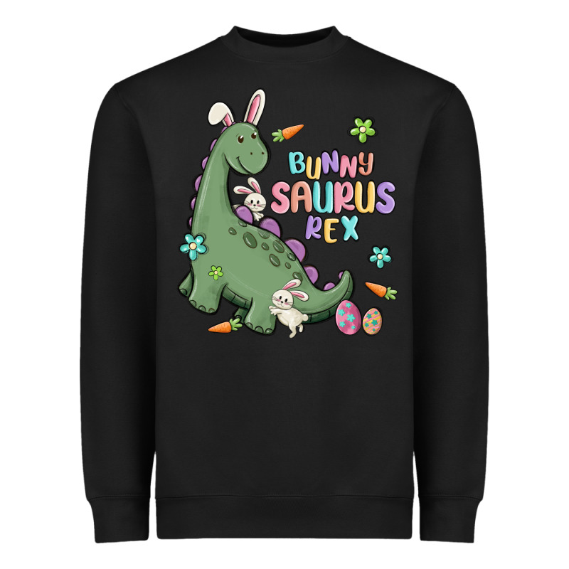 Bunny Saurus Rex Heavyweight Sweatshirt by MaliasSmallBusiness | Teevron