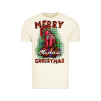 Vintage Arctic merry clucking christmas rooster Vintage Tee - BarkalooDesign