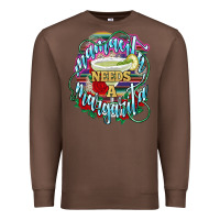 Chestnut Mamacita needs a margarita Premium Sweatshirt - NancyCooperArtShop
