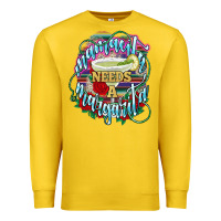 Lemon Mamacita needs a margarita Premium Sweatshirt - NancyCooperArtShop