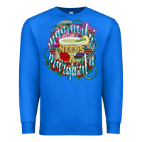 True Royal Mamacita needs a margarita Premium Sweatshirt - NancyCooperArtShop