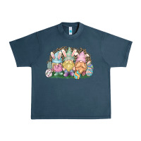 Midnight Navy Easter Day gnomes Urban Heavy Tee - NancyCooperArtShop