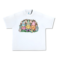 White Easter Day gnomes Urban Heavy Tee - NancyCooperArtShop