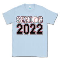 Dusty Blue senior baseball Classic Tee - AdoDesignShop