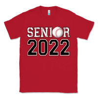 Red senior baseball Classic Tee - AdoDesignShop