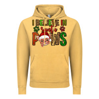 Vintage Mustard i believe in santa paws chihuahuha Vintage Hoodie - Jasminsmagicworld