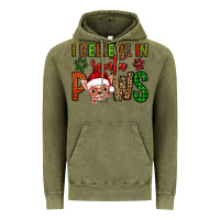Vintage Olive i believe in santa paws chihuahuha Vintage Hoodie - Jasminsmagicworld