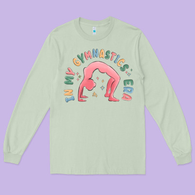 In My Gymnastics Era Shinning Long Sleeve Tee Designed By Maliassmallbusiness