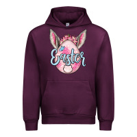Mauve Wine Easter egg Urban Hoodie - OliviaCreatesArt