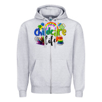 Childcare Life Zipper Hoodie | Teevron