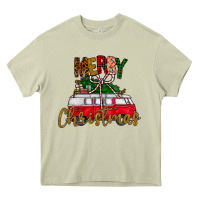 Mossy merry christmas Heavy Core Tee - CowhideDigitalArt