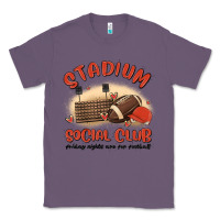 Lavender stadium social club football Classic Tee - MaliasSmallBusiness