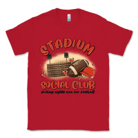 Red stadium social club football Classic Tee - MaliasSmallBusiness