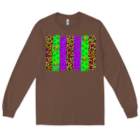 Chestnut mardi gras brush stoke Long Sleeve Tee - JahusDesignShop