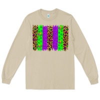 Mushroom mardi gras brush stoke Long Sleeve Tee - JahusDesignShop