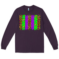 Plum mardi gras brush stoke Long Sleeve Tee - JahusDesignShop