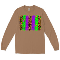 Toasted Coconut mardi gras brush stoke Long Sleeve Tee - JahusDesignShop