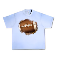 Grape Ice leopard american football patch Urban Heavy Tee - Jasminsmagicworld